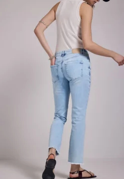 STREET ONE STUDIO Jeans*Flared Jeans bleach wash