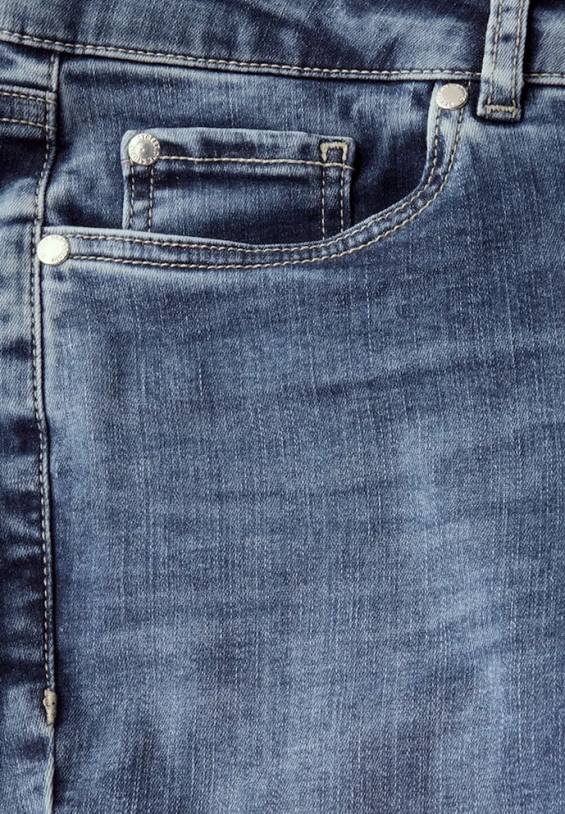 STREET ONE STUDIO Jeans*Flared Jeans medium blue random