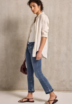 STREET ONE STUDIO Jeans*Flared Jeans medium blue random