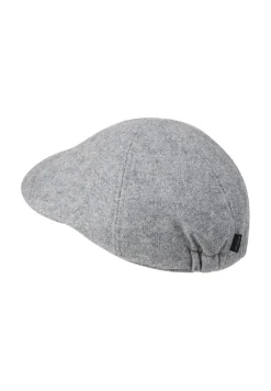 Camel Active Accessoires*Flat Cap aus Wolle und Polyester mit Baumwollfutter stone gray