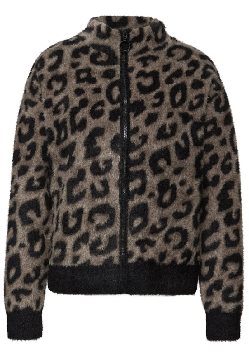 STREET ONE STUDIO Pullover & Sweatshirts*Flauschiger Leo Cardigan Black