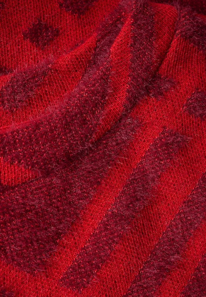 Street One Shirts*Flauschiges Langarmshirt Beet Red