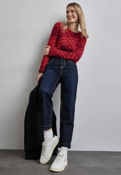 Street One Shirts*Flauschiges Langarmshirt Beet Red