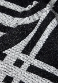 Street One Shirts*Flauschiges Langarmshirt Black