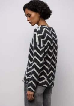 Street One Shirts*Flauschiges Shirt Black