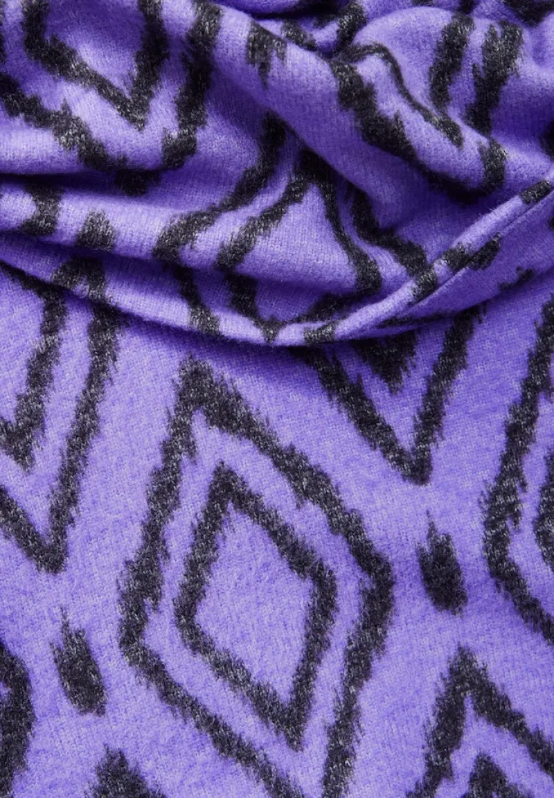 Cecil Shirts*Flauschiges Shirt mit Print lilac melange