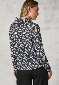 Cecil Shirts*Flauschiges Shirt mit Print charcoal grey melange