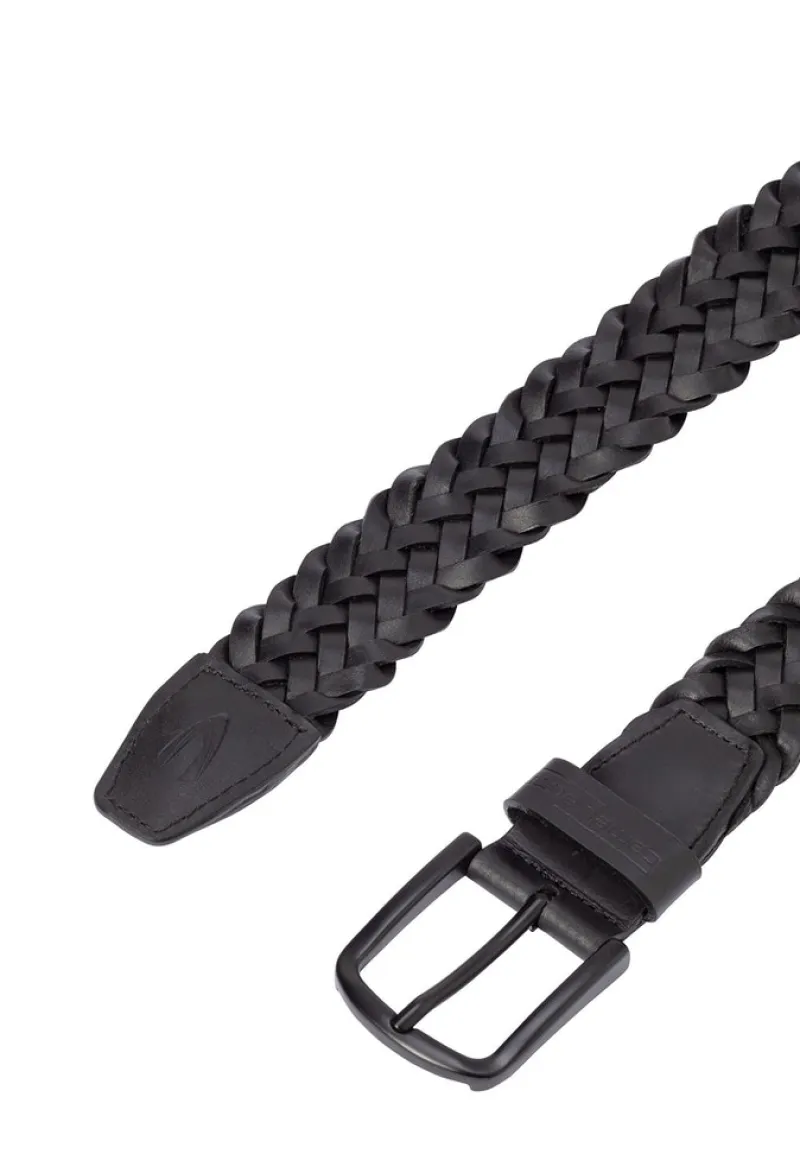 Camel Active Accessoires*Flechtgürtel aus Leder Asphalt