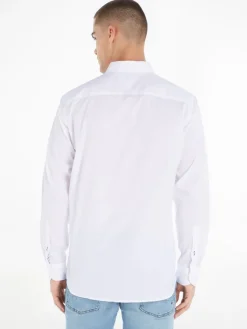 Tommy Hilfiger Hemden|Big Boys*FLEX POPELINE-HEMD MIT BIO-BAUMWOLLE white