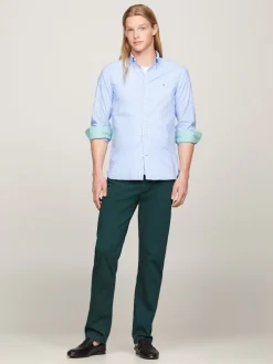 Tommy Hilfiger Hemden|Big Boys*FLEX TEXTURED GINGHAM SF SHIRT blue spell - optic white