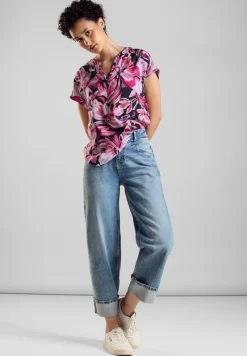 Street One Blusen*Florales Blusentop magnolia pink