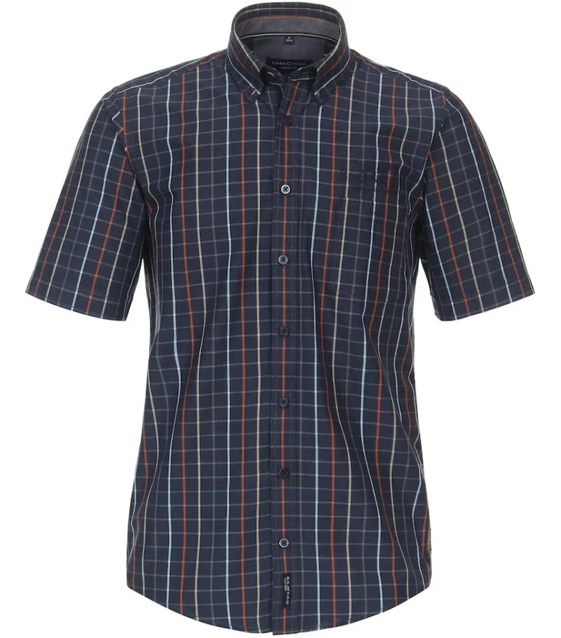 CASAMODA Hemden*Freizeithemd Kurzarm anthrazit