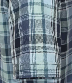 CASAMODA Hemden|Big Boys*Freizeithemd Kurzarm aqua bis petrol