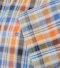 CASAMODA Hemden*Freizeithemd Kurzarm Blau