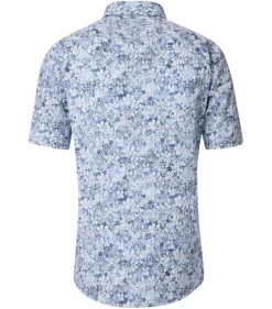 CASAMODA Hemden*Freizeithemd Kurzarm Blau