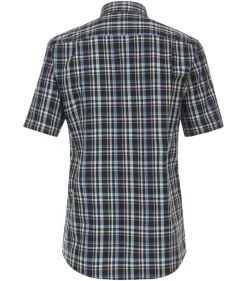 CASAMODA Hemden*Freizeithemd Kurzarm Blau