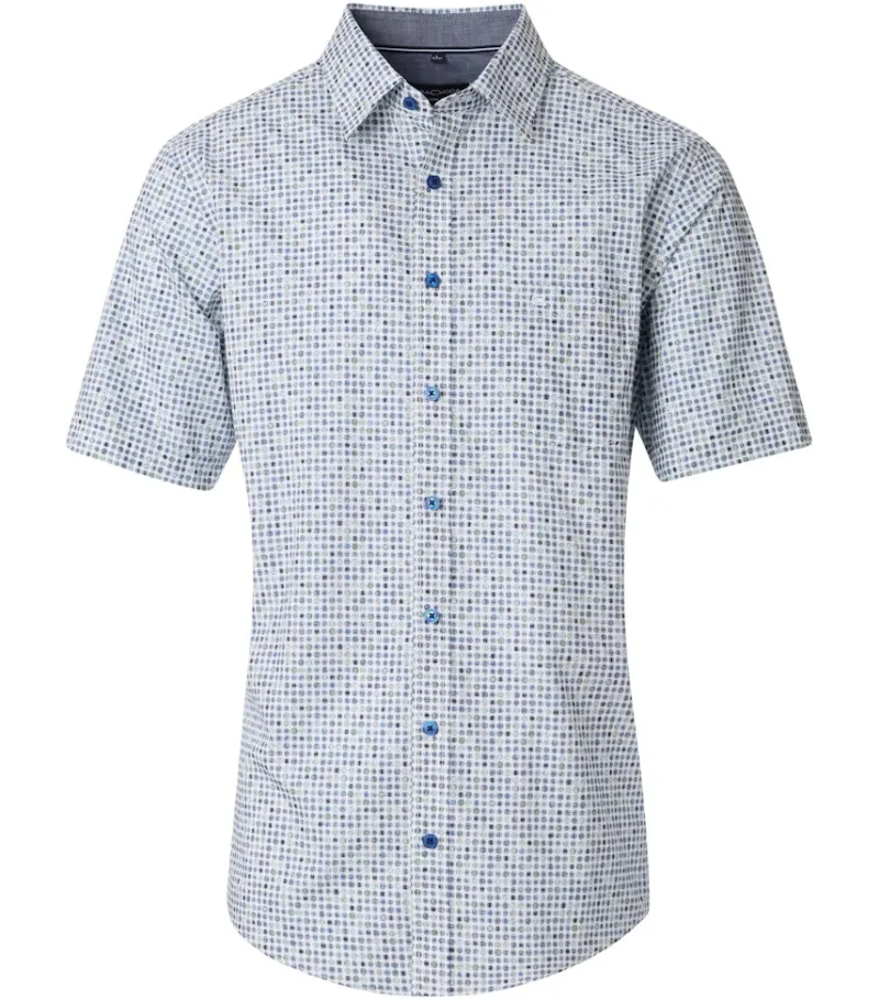 CASAMODA Hemden|Big Boys*Freizeithemd Kurzarm Grün