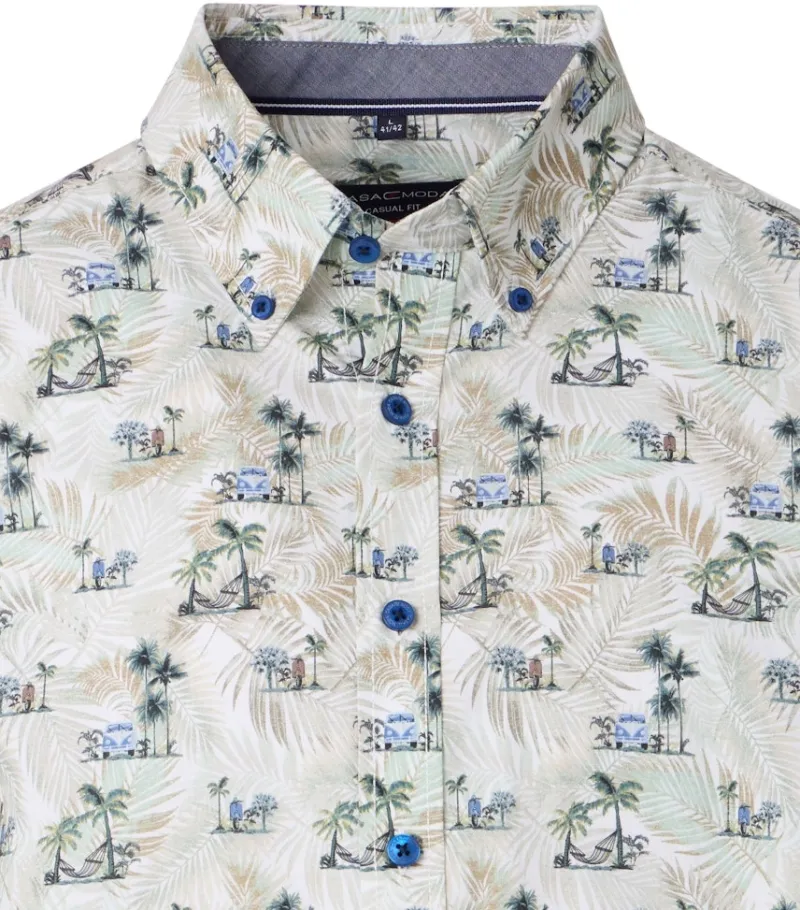 CASAMODA Hemden|Big Boys*Freizeithemd Kurzarm Grün