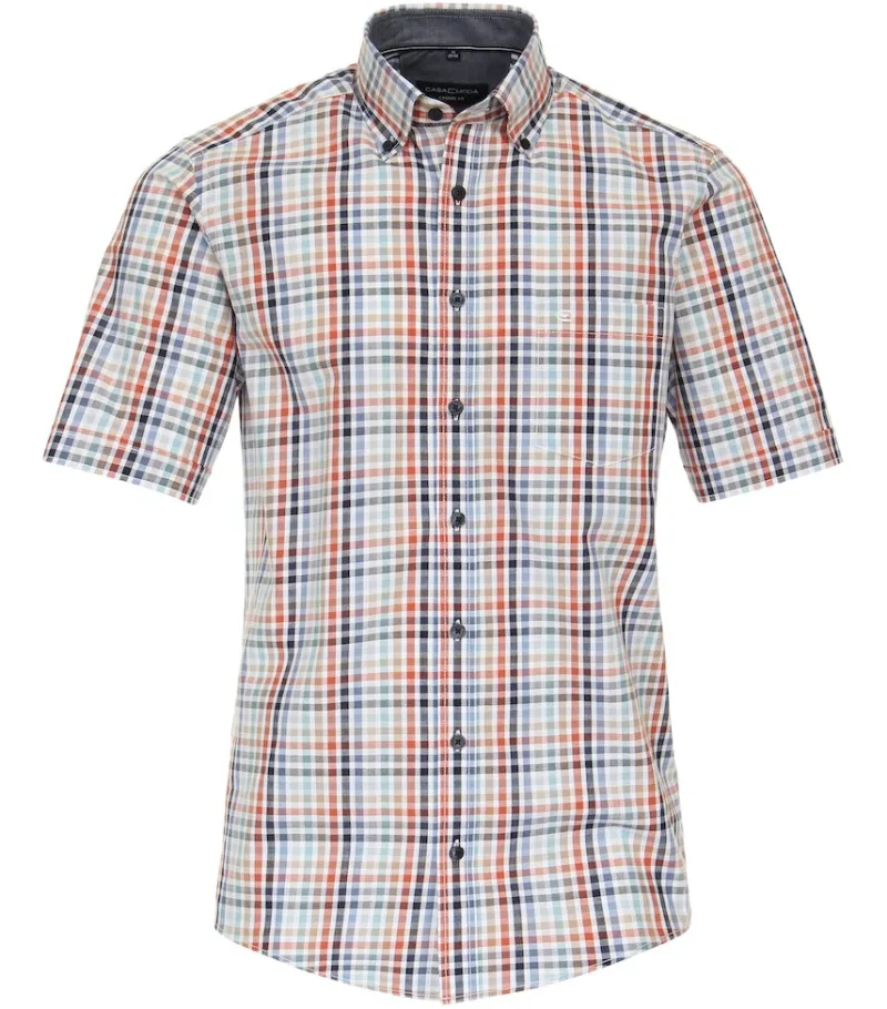 CASAMODA Hemden|Big Boys*Freizeithemd Kurzarm Orange