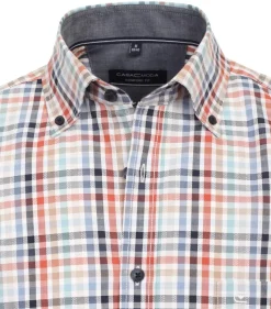 CASAMODA Hemden|Big Boys*Freizeithemd Kurzarm Orange