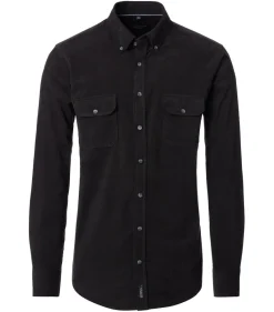 CASAMODA Hemden|Big Boys*Freizeithemd Schwarz