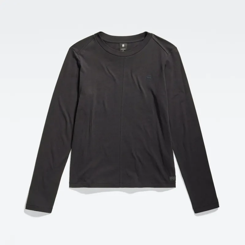 G-star Raw Shirts*Front seam r t ls wmn dk black