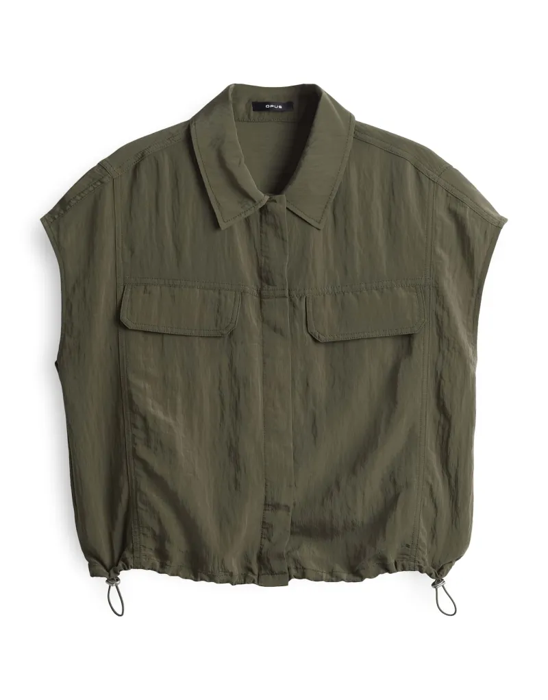 Opus Blusen*Fropi olive leaf
