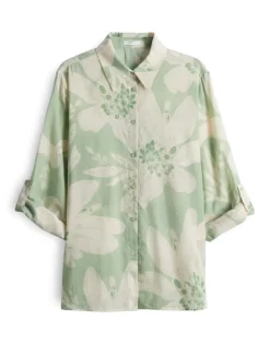 Opus Blusen*Fumine bohème green glow