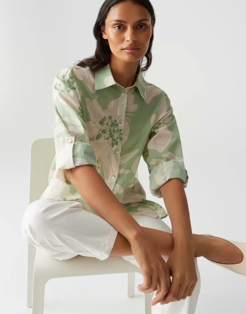 Opus Blusen*Fumine bohème green glow