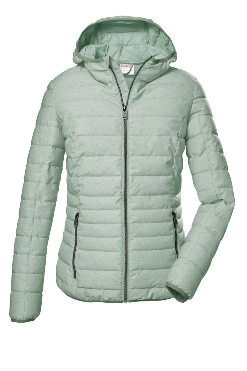 Giga.DX Jacken*Funktionsjacke in Daunenoptik mit Kapuze 00785 hellmint