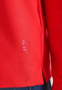 Cecil Shirts*Funnelneck Shirt in Unifarbe pumpkin orange