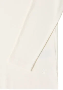 Cecil Shirts*Funnelneck Shirt in Unifarbe creamy white