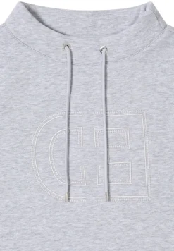 Cecil Pullover & Sweatshirts*Funnelneck Sweatshirt luna grey melange