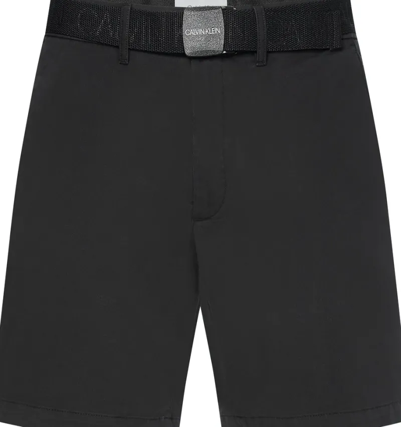 Calvin Klein Shorts|Big Boys*GARMENT DYE BELTED SHORTS ck black