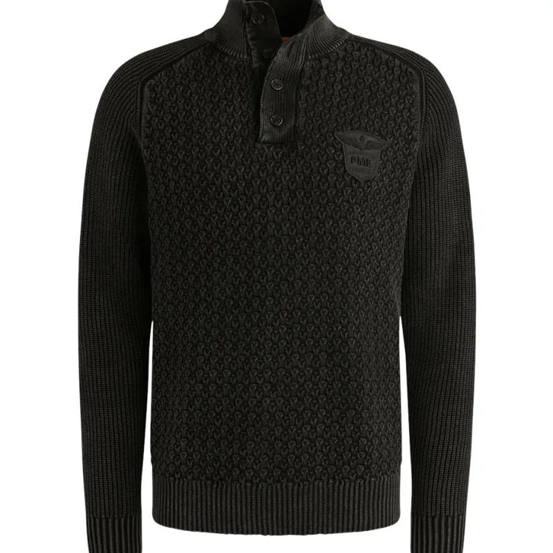 PME Legend Pullover & Sweatshirts|Big Boys*garment dye stone wash Black