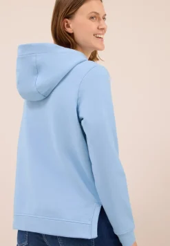 Cecil Pullover & Sweatshirts*Garment dyed Hoodie light sky blue