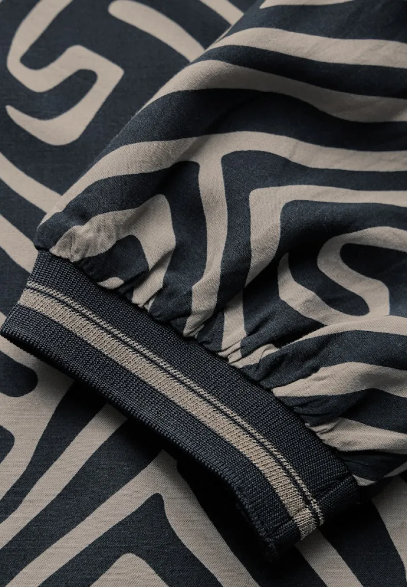 Street One Blusen*Gemusterte Bluse cool vintage green