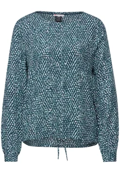 Street One Blusen*Gemusterte Bluse cool vintage green