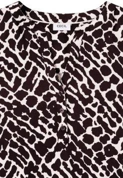 Cecil Blusen*Gemusterte Bluse eggplant red