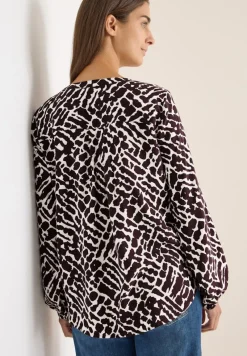 Cecil Blusen*Gemusterte Bluse eggplant red