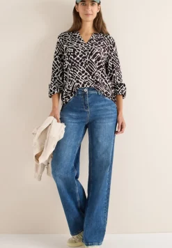 Cecil Blusen*Gemusterte Bluse eggplant red