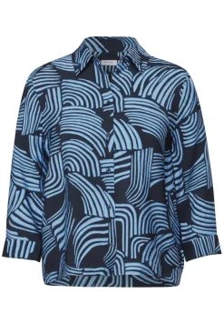 Cecil Blusen*Gemusterte Bluse universal blue