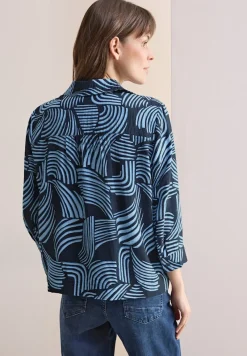 Cecil Blusen*Gemusterte Bluse universal blue