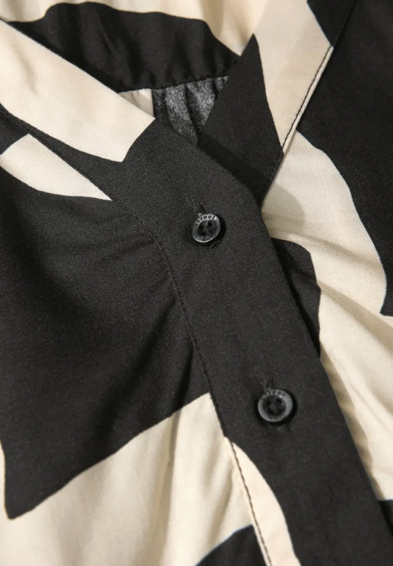 Street One Blusen*Gemusterte Bluse whale tail grey