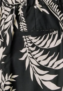 STREET ONE STUDIO Hosen*Gemusterte Culotte Black