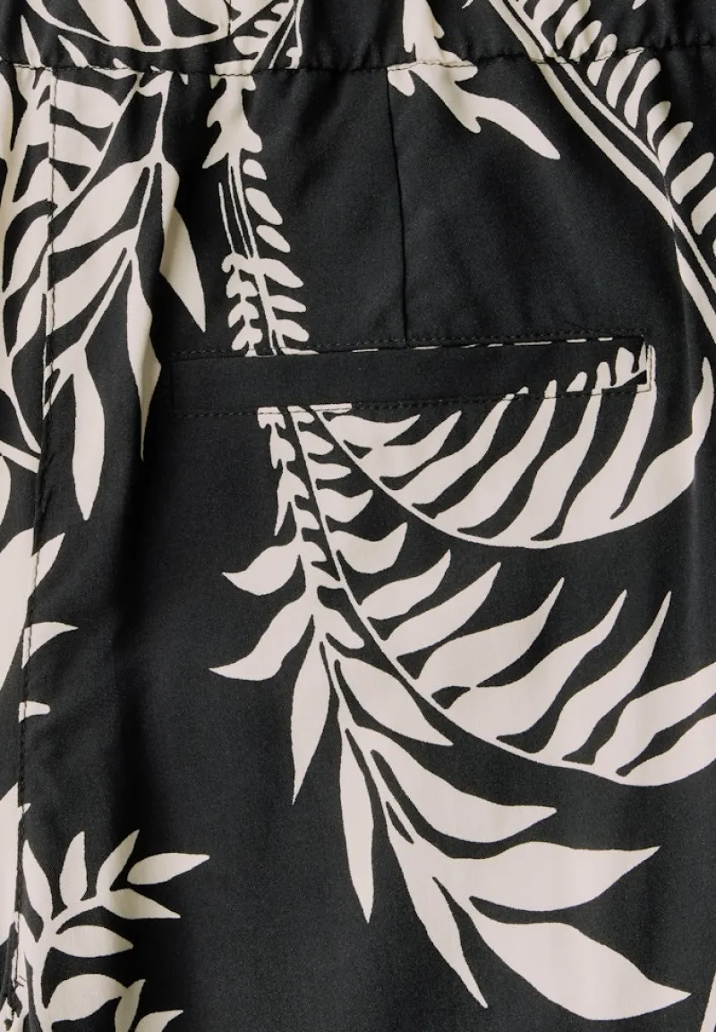 STREET ONE STUDIO Hosen*Gemusterte Culotte Black