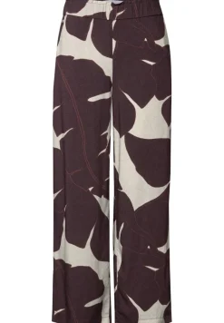 STREET ONE STUDIO Hosen*Gemusterte Culotte fudge red