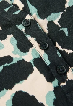 Cecil Blusen*Gemusterte Tunika ink green