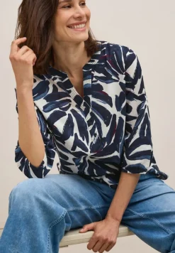 Cecil Blusen*Gemusterte Tunika urban dark blue