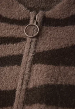 Street One Pullover & Sweatshirts*Gemusterter Cardigan silk brown